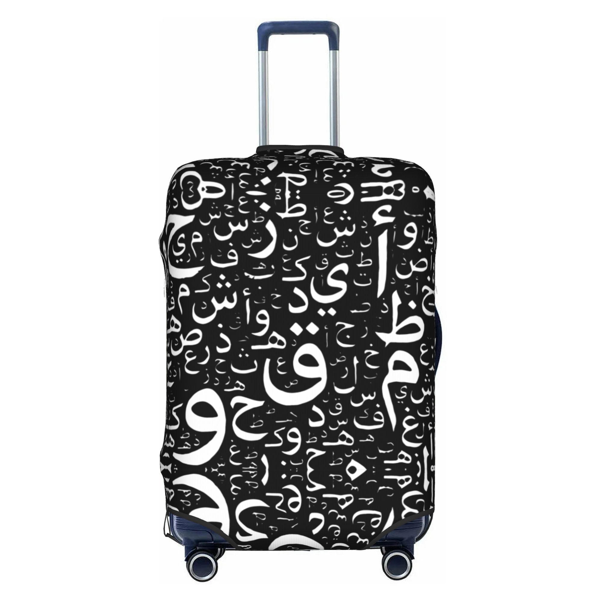 Travel Accessories Egypt - Elastyczny pokrowiec na walizkę z arabskimi