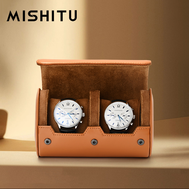 Travel Z - MISHITU 1/2/3-Slot Watch Storage Roll Travel