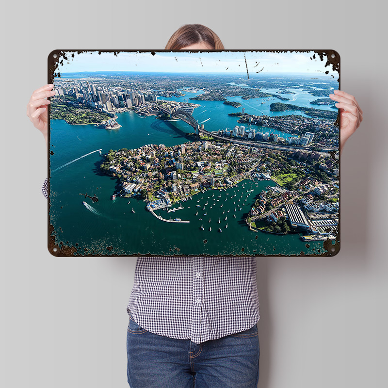 Travel Accessories Sydney - Sydney Australia Plakat Podróżniczy z Nadrukiem,