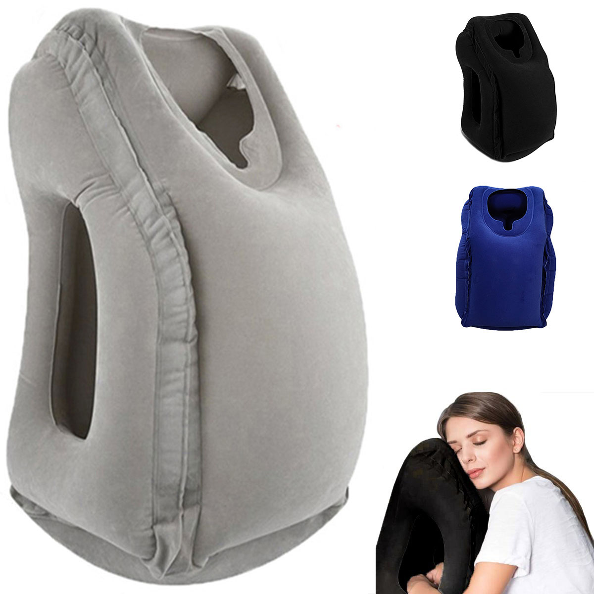 Travel Accessories Long Haul - Nadmuchiwana poduszka podróżna, akcesoria podróżne z