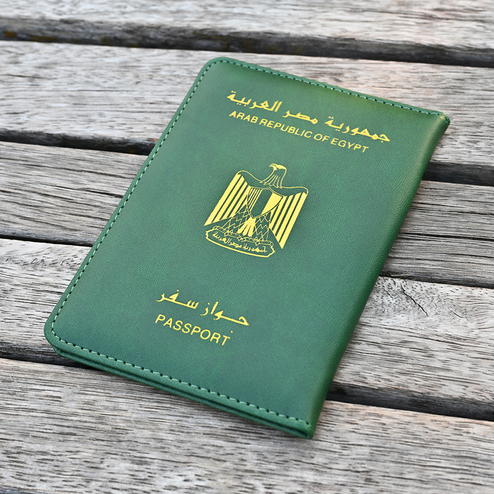 Travel Accessories Egypt - Okładka na paszport Republiki Arabskiej Egiptu,