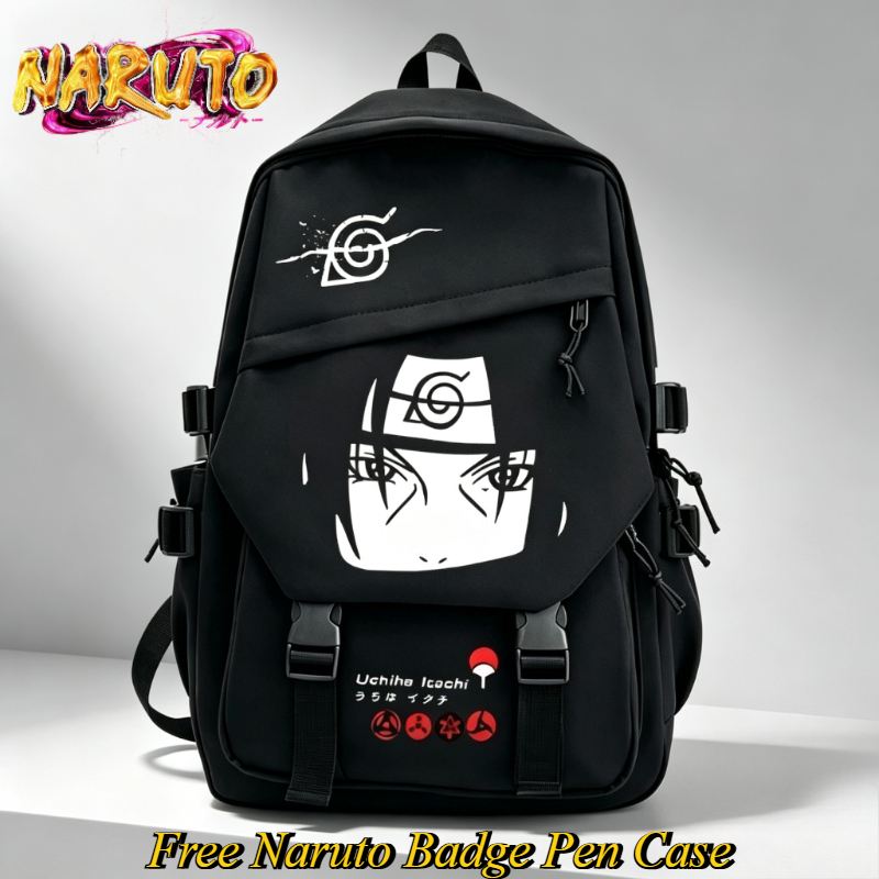 Travel Accessories Kit Bag - Plecak Naruto z kreskówki, dwuwymiarowy plecak
