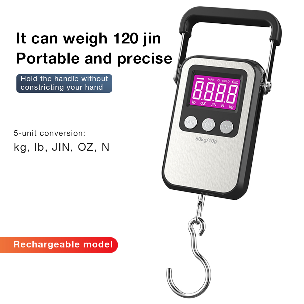 60Kg/10g przenośna waga z haki – Luggage Scale Hanging recenzja i cena