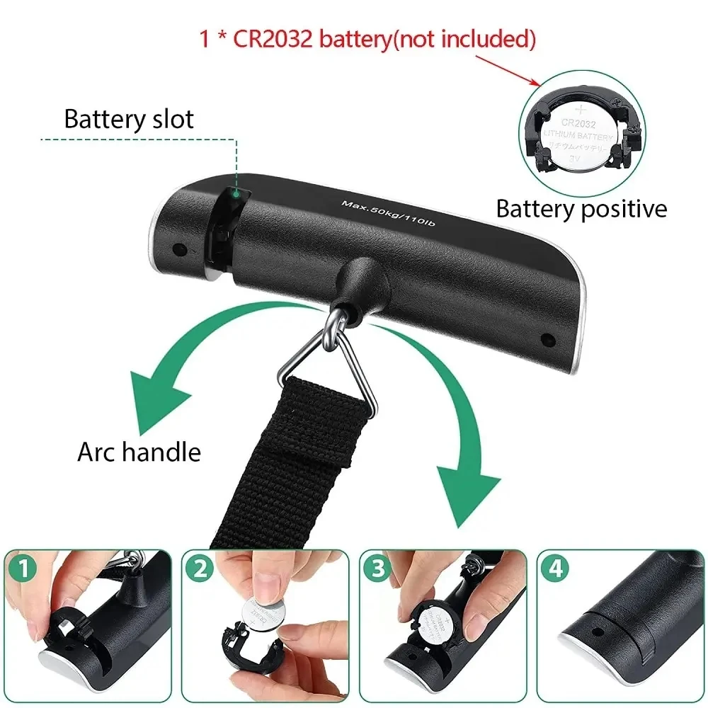 1 szt. Przenośna waga cyfrowy  – Luggage Scale Hanging recenzja i cena