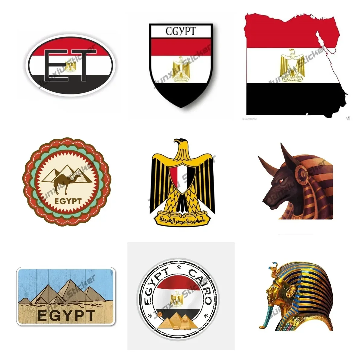 Egypt Flag Decal Sticker Egypt – Travel Accessories Egypt recenzja i cena