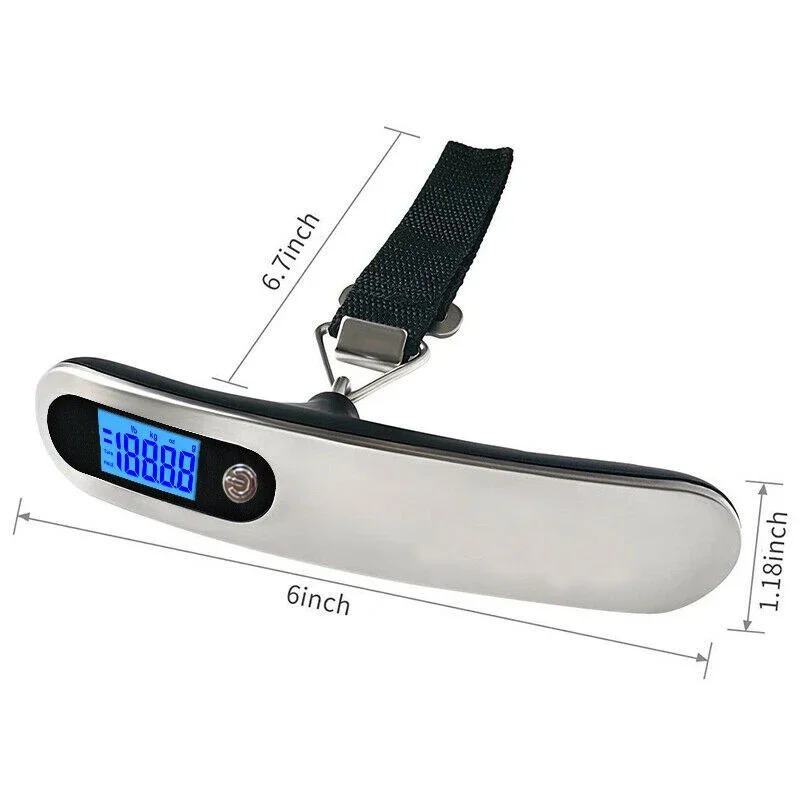 Przenośna waga cyfrowa 50kg 10 – Luggage Scale Hanging recenzja i cena