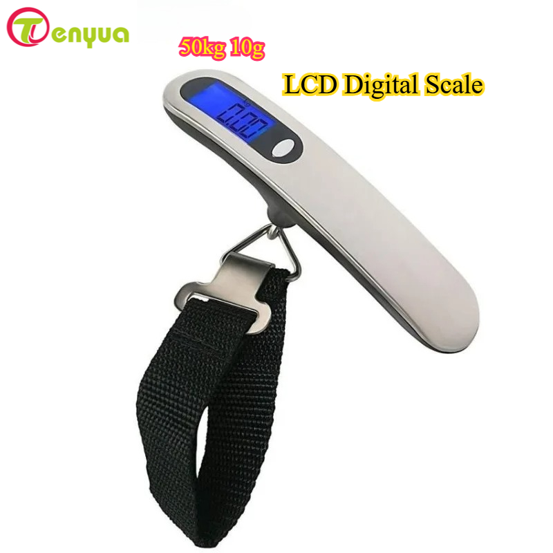 Przenośna waga cyfrowa LCD 50k – Luggage Scale Hanging recenzja i cena