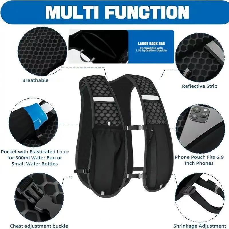 Unisexowa kamizelka do biegani – Hydration Pack Backpack recenzja i cena