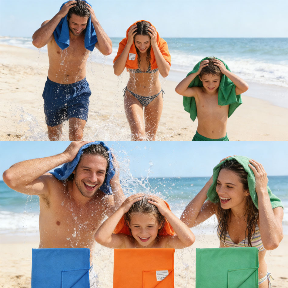 1 szt. Ręcznik plażowy z mikro – Travel Towel Quick Dry recenzja i cena