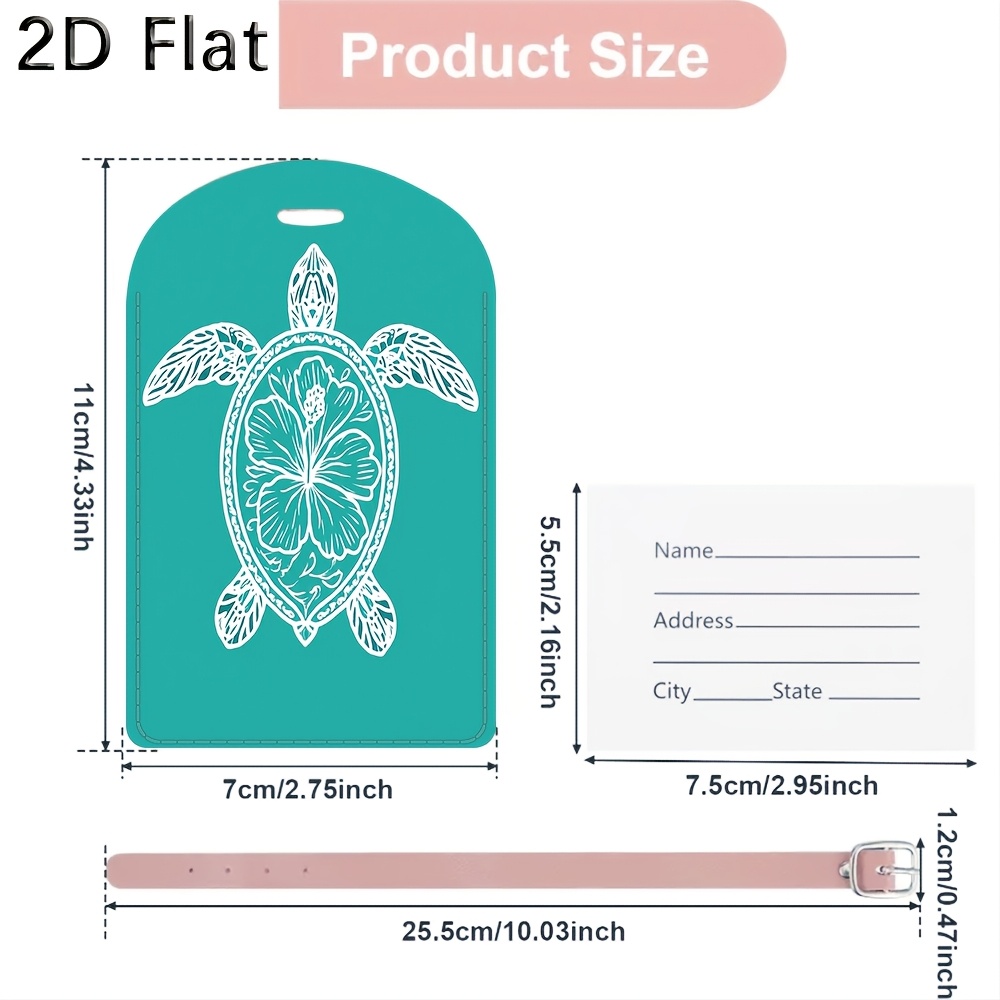 Etykieta na bagaż z rysunkiem  – Travel Accessories Drawing recenzja i cena