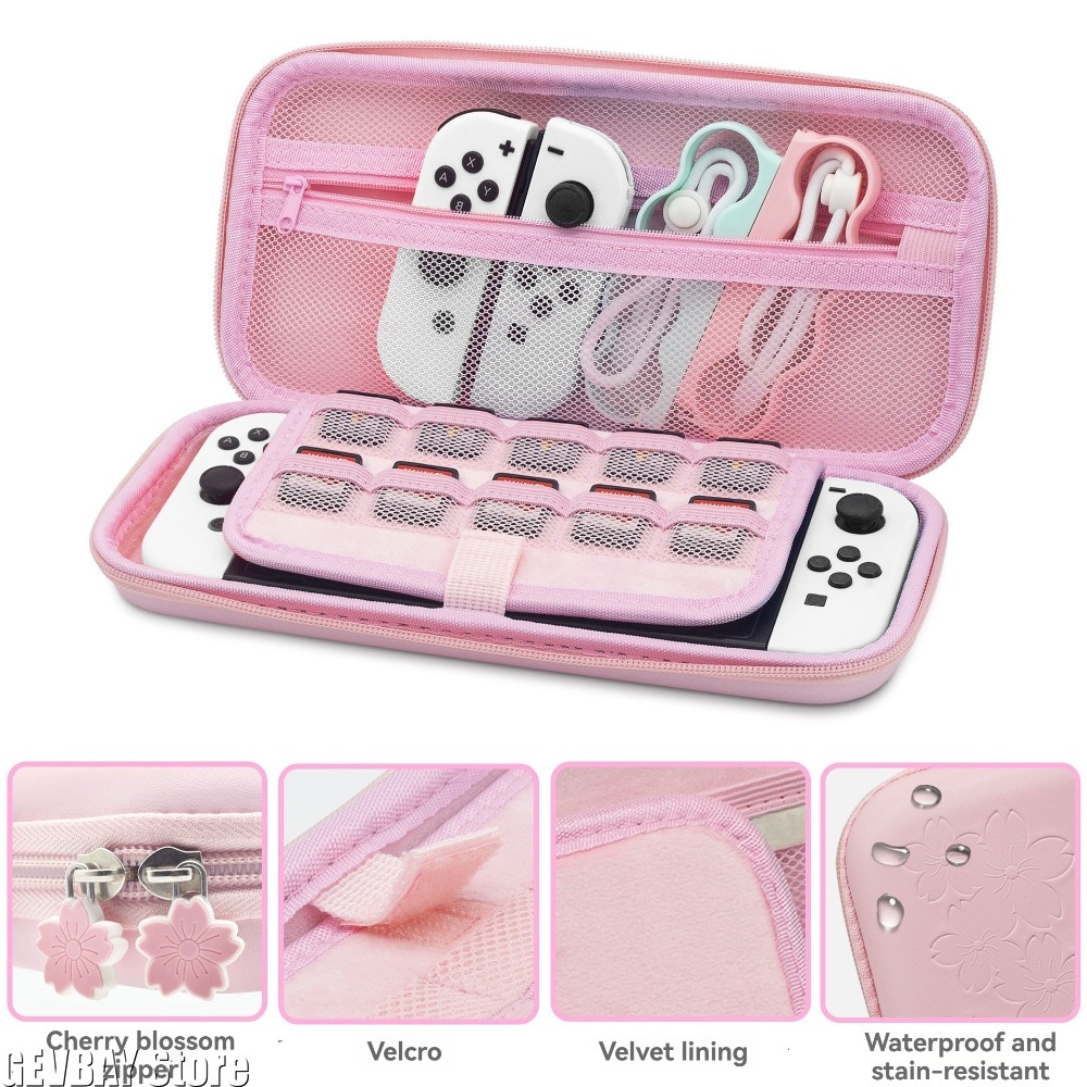 PU Sakura Pink Shell Przenośna – Travel Accessories Kit Bag recenzja i cena